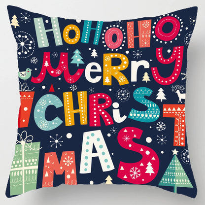 Christmas Pillowcase Set 45x45cm – Festive Cushion Covers for Home Décor & Holiday Gifts