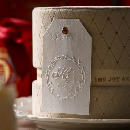 Custom Logo Embossing Stamp Machine – Personalized Emblem Seal for Wedding, Library, Book & Paper Stamps