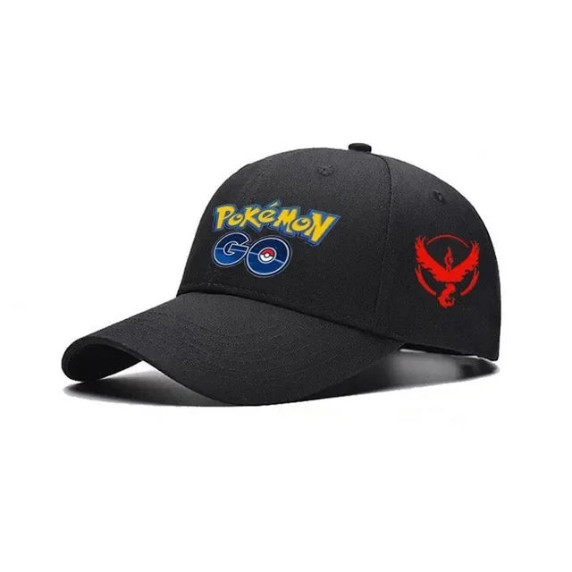 Pikachu Anime Baseball Cap - Adjustable Cartoon Cosplay Hat for Men, Women & Kids Sports Hip Hop Style Gift