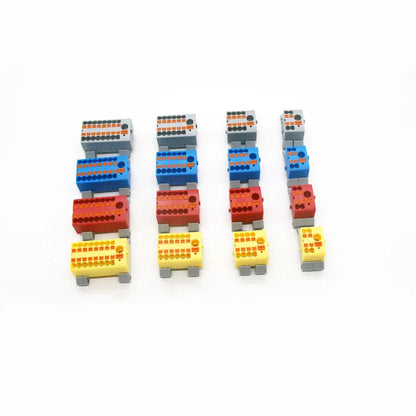 Compact Push-In Wire Connector Terminal Block – Fixed Modular Multi-Link Splicing 1-In Multiple-Out Lighting Connector 225 Series