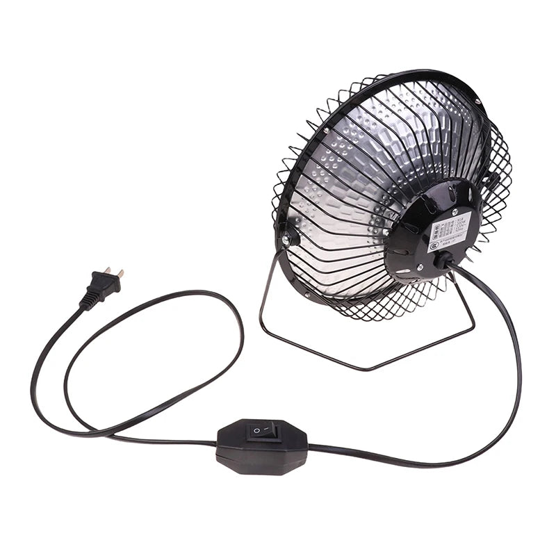 Mini Portable Electric Heater - Quiet Room Thermostat Heating Fan for Indoor Office, Bedroom - Choose 4" or 6" Size