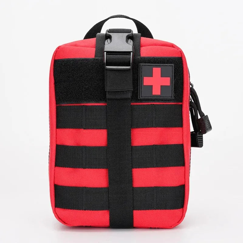 Outdoor First Aid Kit - EDC MOLLE Medical Survival Emergency Pack for Camping Hiking Fishing & Travel