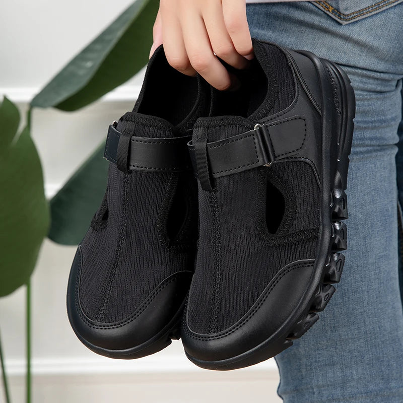 Women’s Wide Barefoot Sneakers - Breathable Minimalist Outdoor Walking Shoes, Sizes 36–43