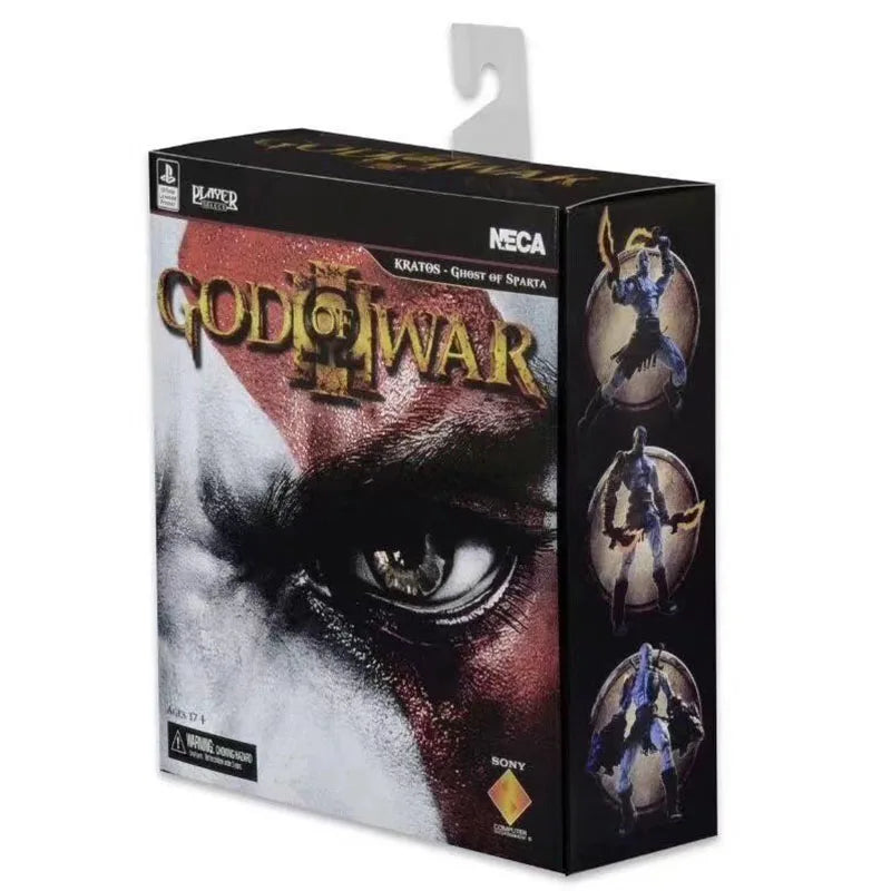 NECA God of War Ultimate Kratos Action Figure – Vinyl Collectible Game Model Toy