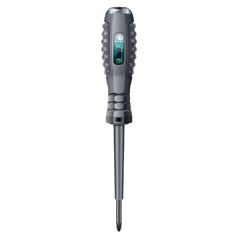 Multifunctional Electrician Test Screwdriver – AC Non-Contact Voltage Tester Pen 70-600V with Red/Green Indicator Lights