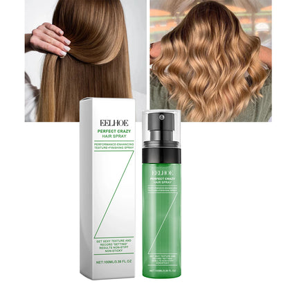 Eelhoe Hair Fluffy Styling Spray - Wash-Free Volumizing Mist for Refreshing, Degreasing & Long-Lasting Hair Style