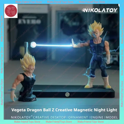 Rechargeable Dragon Ball Gogeta Lamp – Son Goku Kakarotto Kamehameha Wave Magnetic Anime Light