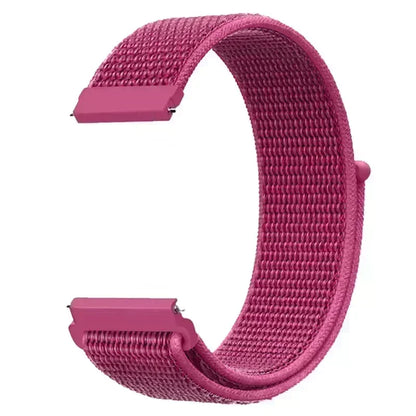 22mm Sport Nylon Loop Watch Band – Breathable Replacement Wristband for NORTH EDGE APACHE-46 Smartwatch, Durable Adjustable Strap
