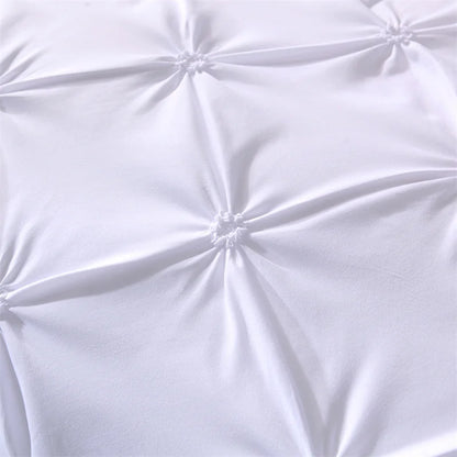 Queen 3-Piece Comfort Set – Gray Bed in a Bag Bedding Set with Duvet Cover & Pillowcases (No Comforter)