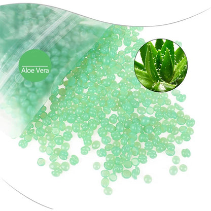 500g Hard Wax Beans – No-Strip Depilatory Hot Film Wax for Full Body, Bikini, Face, Legs & Eyebrows