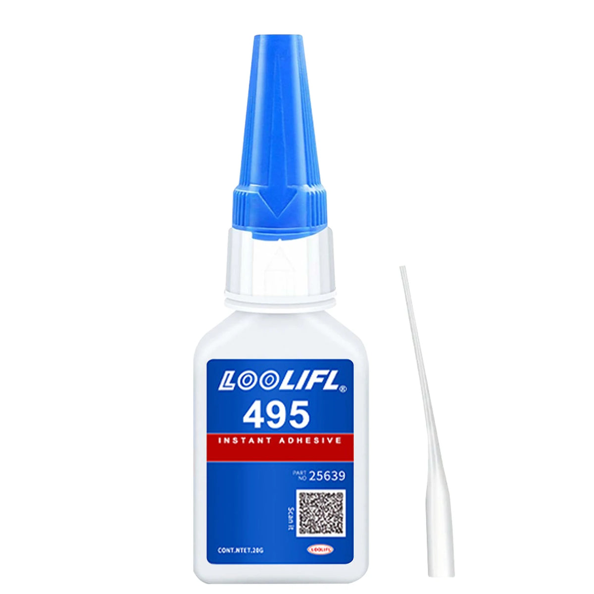 LOOLIFL 401 Super Glue 20g – Strong Multi-Purpose Adhesive for Glass, Wood, Ceramic, Metal, DIY Crafts, and Home Repairs
