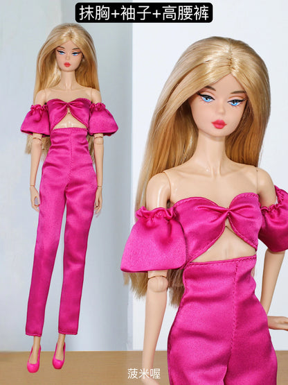 1/6 Doll Clothes Set — New Dress & Sweater Outfit for 30cm Xinyi FR ST BB Dolls, Doll House Accessories