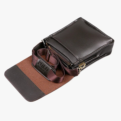 Leisure Business Single Shoulder Bag - Polo Vertical Trendy Sling Bag for Men