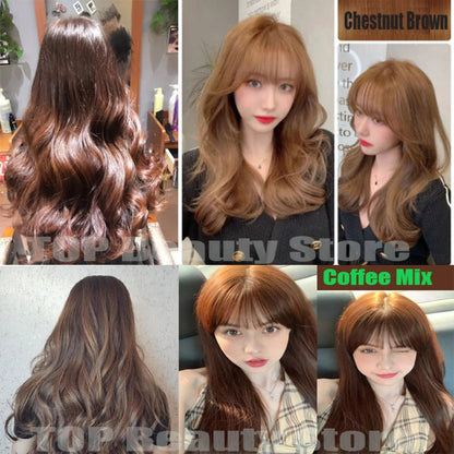 Pure Natural Herbal Hair Dye Shampoo – 5-Minute Gray & White Hair Color, Non-Irritating Hair Repair for Men & Women
