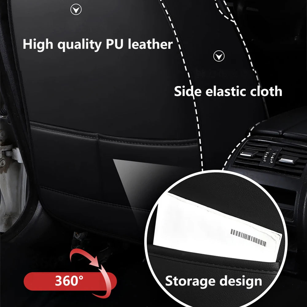 Universal Leather Car Seat Covers - BMW X1 X3 X4 X5 X6 F10 F20 320 520 525 E36 E46 Interior Seat Protector