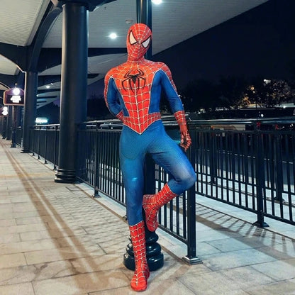 Miles Morales Spider-Man Cosplay Costume – Superhero Zentai Bodysuit for Halloween & Parties