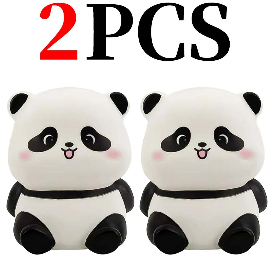 Panda LED Night Light - Cute Plastic Bedside Lamp for Kids, Bedroom & Living Room Decor