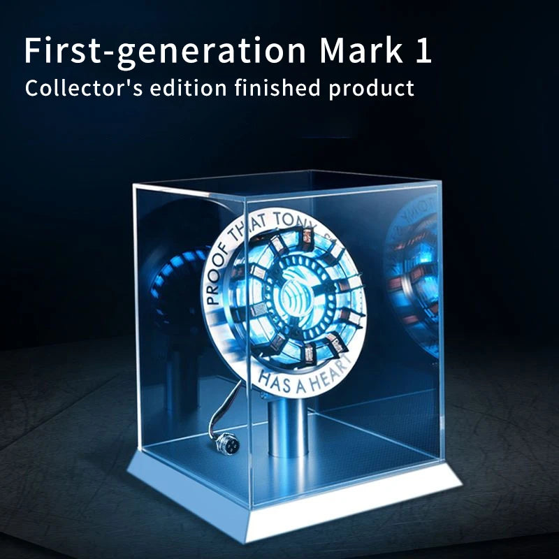 New Sale: Iron Man MK1 & MK2 Arc Reactors – Tony Stark's Mark Armor Heart with LED Lights, 1:1 Chest Lamp Toy Figure