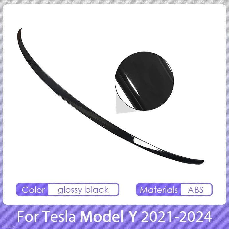 Tesla Spoiler Wing for Model Y & Model 3 Highland 2024 – ABS Rear Spoiler Accessory for Tesla 3/Y 2017–2024