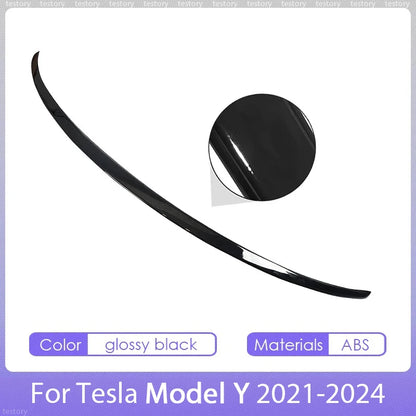 Tesla Spoiler Wing for Model Y & Model 3 Highland 2024 – ABS Rear Spoiler Accessory for Tesla 3/Y 2017–2024
