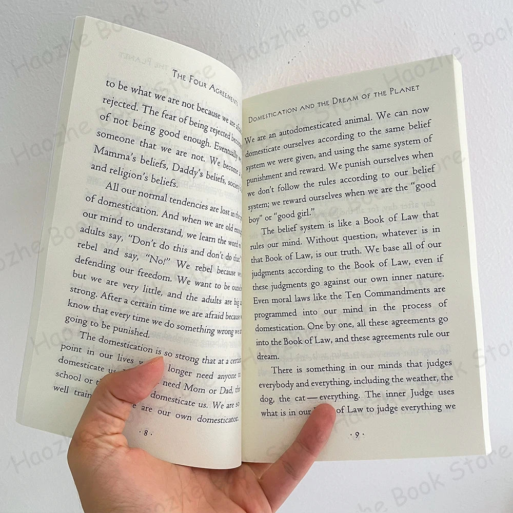 The Four Agreements: A Practical Guide to Personal Freedom by Don Miguel Ruiz – Success & Self-Help Paperback Book
