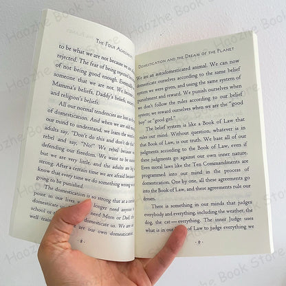 The Four Agreements: A Practical Guide to Personal Freedom by Don Miguel Ruiz – Success & Self-Help Paperback Book