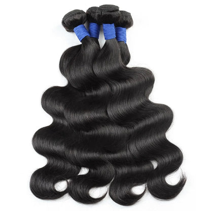 Rosabeauty Human Hair Bundles – Body Wave, 26-32 Inch, 100% Unprocessed Brazilian Virgin Hair Weave, Natural Real Human Hair
