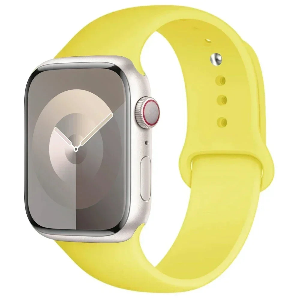 Silicone Sport Band for Apple Watch — Fits Ultra 2/3 & Series 11–SE (40–49mm)