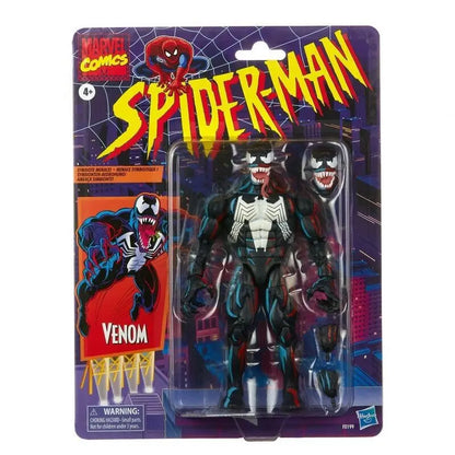 Hasbro Spider-Man 2099 Miguel O’Hara Action Figure — Legends Venom & Deadpool, Change Face Statue Model Doll Toy Gift for Kids
