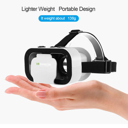 VR Glasses Virtual Reality Headset – 3D Lenses Smart Goggles for Smartphones, Mobile Game Accessory