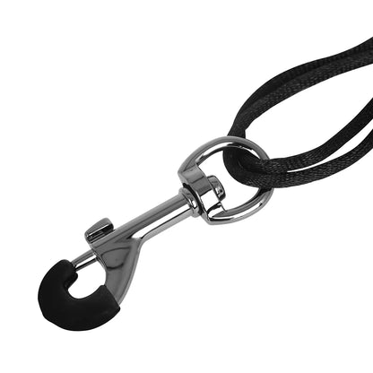 Saxophone Neck Strap - Adjustable Leather Universal Fit for Soprano, Alto, Tenor Sax with Secure Closed Hooks
