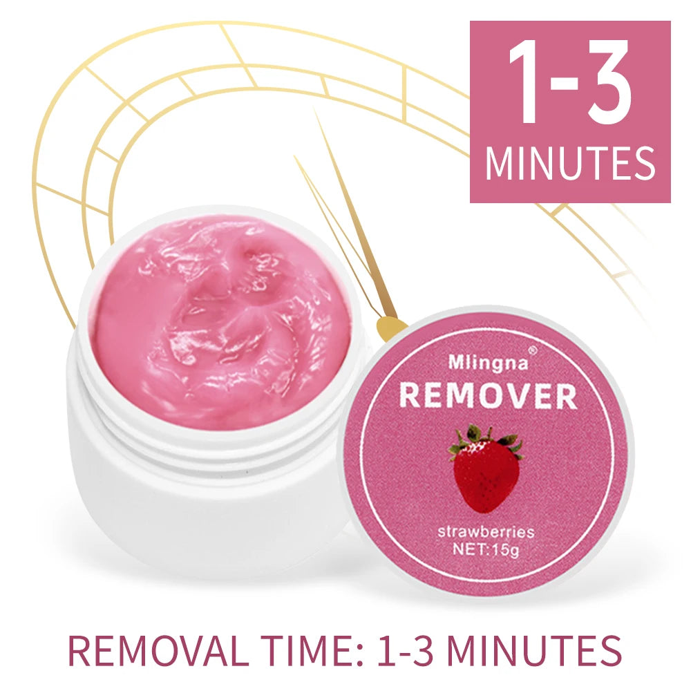 15g Eyelash Glue Remover Cream — Professional Korean Makeup Tool for Lash Extension Removal