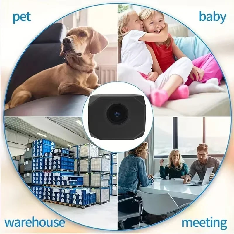 1080P HD Mini WiFi Camera - Portable Remote Home Security Surveillance Camcorder
