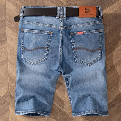 Men's Bermuda Denim Shorts - 2025 Summer Stretch Cotton Knee Length Jorts