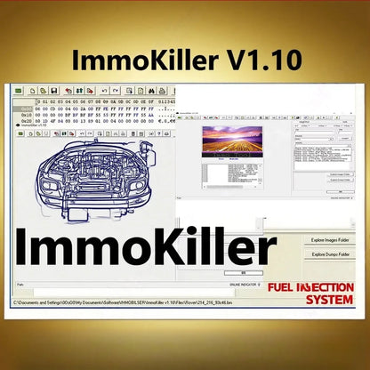 ImmoKiller V1.10 ECU Programmer - IMMO Off & Immobilizer Programming Tool for Automotive Repair