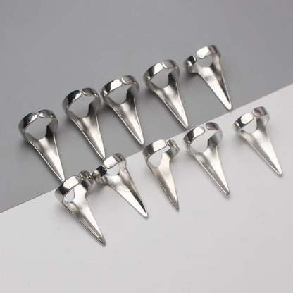 10pcs Retro Punk Gothic Claw Rings – Adjustable Talon Finger Spike Jewelry for Rock, Party, and Cosplay Gift