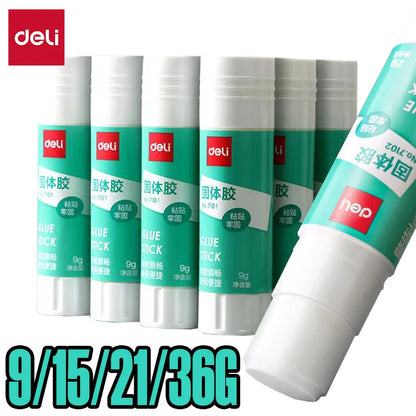 Deli Multicolor Glue Sticks – Non-Toxic Fast Drying Strong Hold Washable Adhesive for Office, School, Home, Crafts & DIY Bulk Pack Best Seller