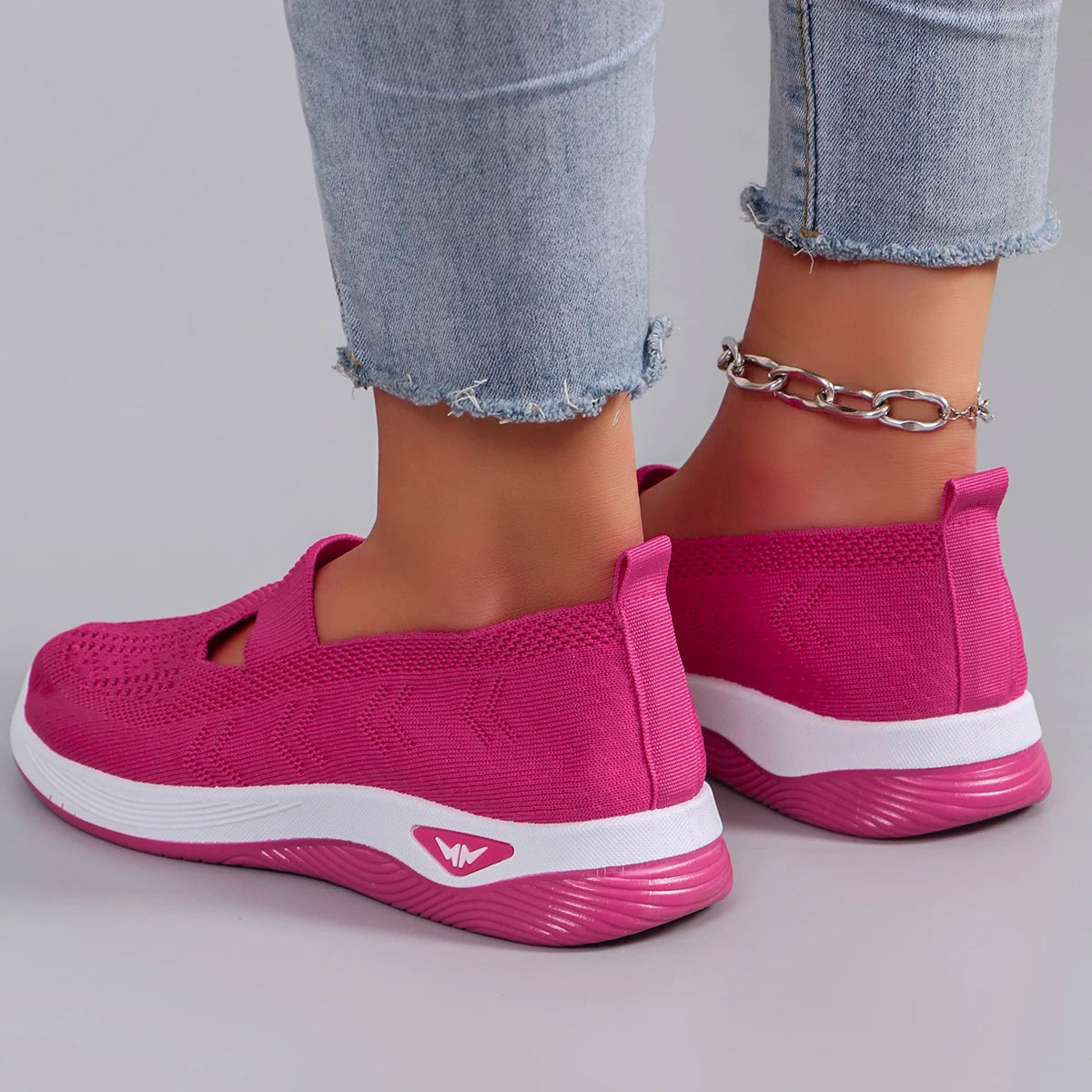 Spring Women's Sports Shoes – Breathable, Lightweight, Non-Slip, Wear-Resistant Casual Sneakers