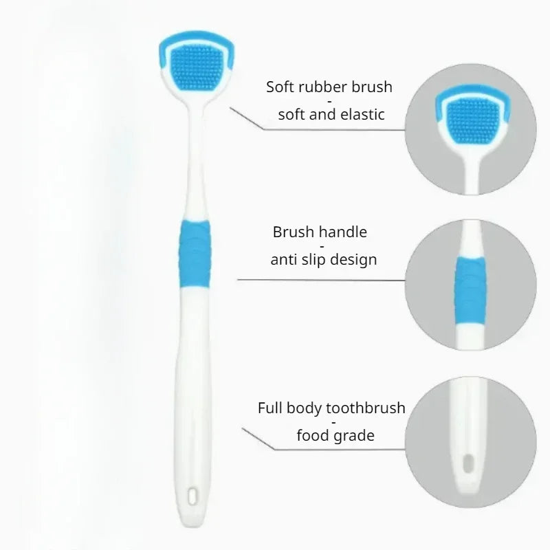 Tongue Scraper for Bad Breath – Oral Hygiene Cleaner for Adults, Daily Fresh Breath Tool