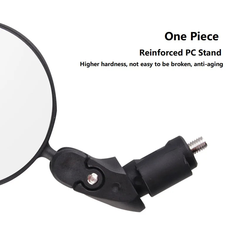 Universal Bicycle Rearview Mirror – 1/2PCS Adjustable Wide-Angle Handlebar Mirror for MTB and Road Bike Accessories
