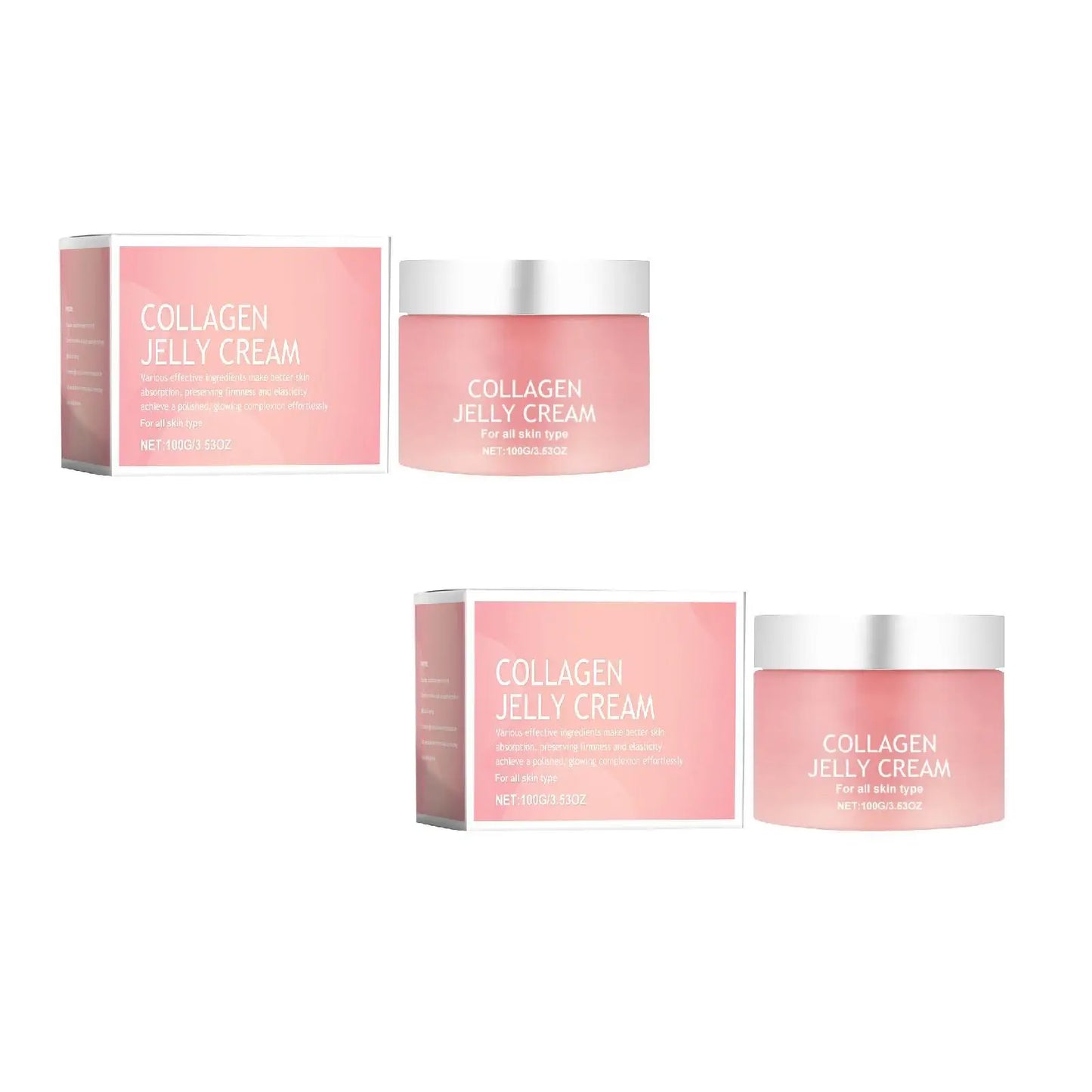 100g Collagen Jelly Cream – Anti-Aging, Hydrating & Skin Tightening Face Care for Wrinkles