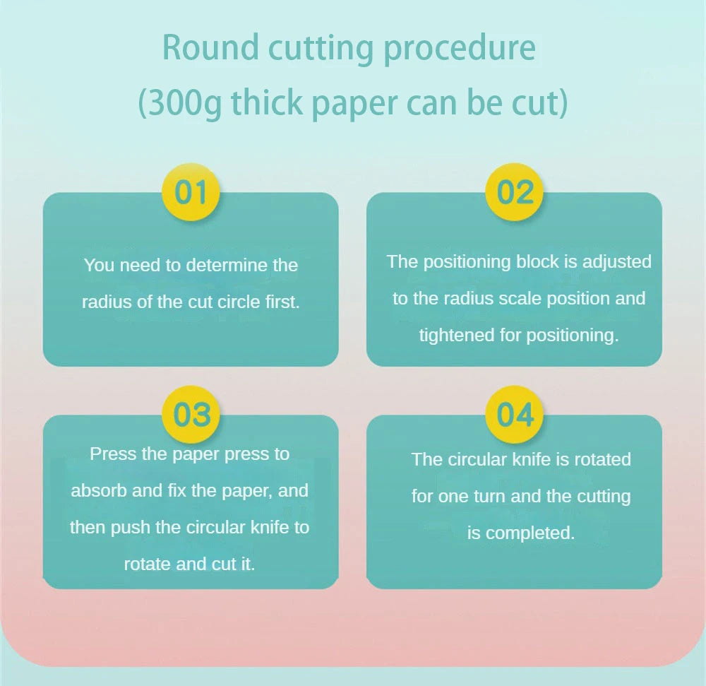 360° Adjustable Round Cutting Knife – DIY Compass Circle Cutter for Scrapbooking & Paper Crafts