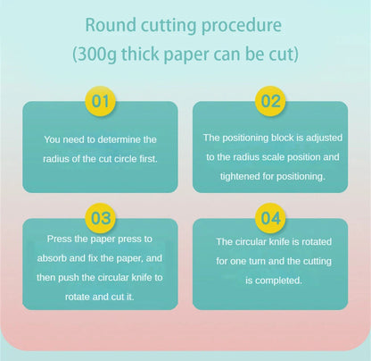 360° Adjustable Round Cutting Knife – DIY Compass Circle Cutter for Scrapbooking & Paper Crafts
