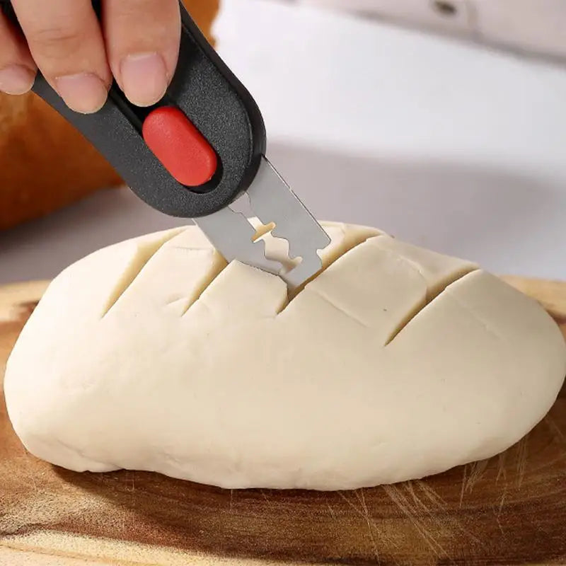 Bread Scoring Blade Set – Sourdough Dough Scribing Tool with 5 Replacement Blades, Bread Scoring Knife & Cutter