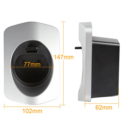 Peocke EV Charger Holder – Type 2/Type 1 Connector Socket Plug Wallbox Charging Cable Bracket for Extra Protection