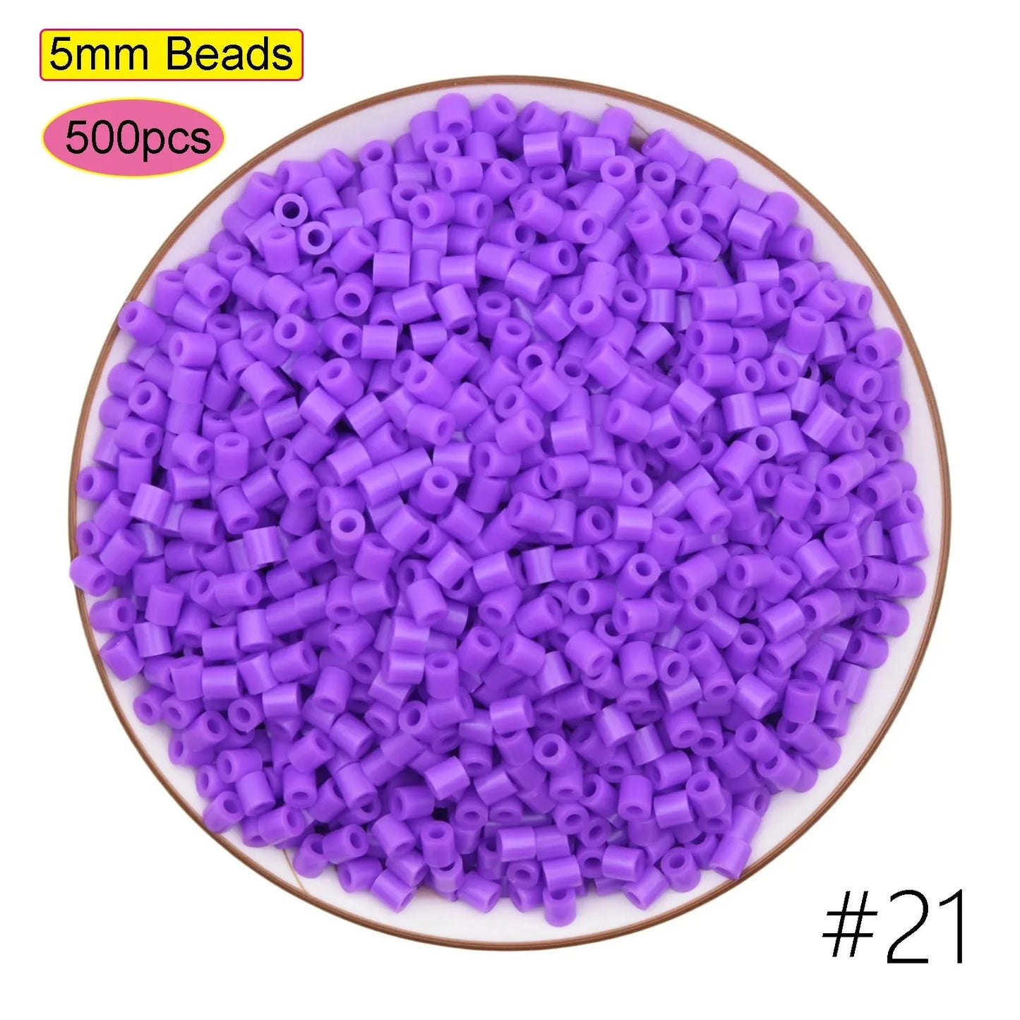 5mm Fuse Beads for Kids – Animal & Creative DIY Perler Hama Beads, Educational Pixel Puzzle, Iron Pegboard Mosaic Pattern Toy