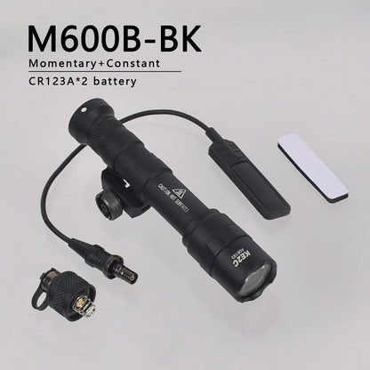 SureFire M600C/M600/M300/X300 Tactical Scout Light — Rifle Flashlight with Momentary Pressure Switch, US Warehouse