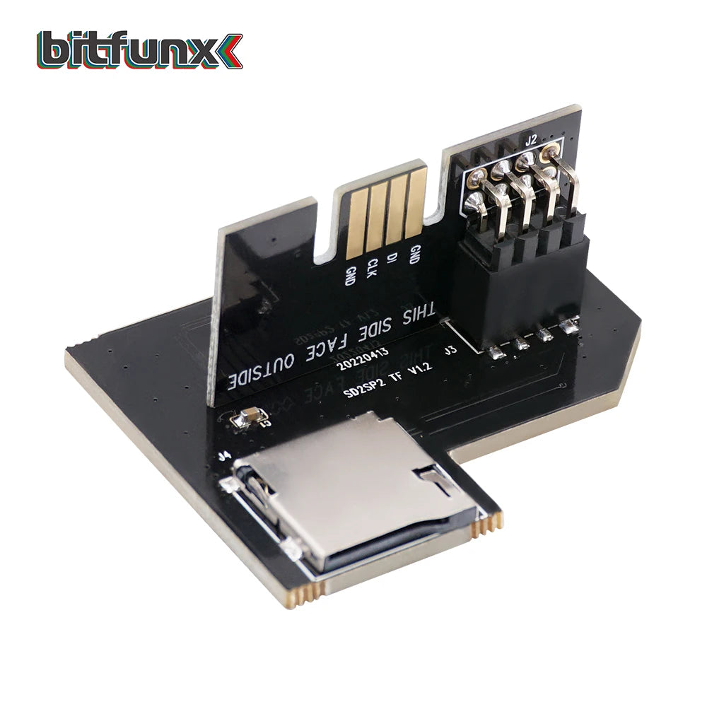 Bitfunx SD2SP2 Pro SD Card Adapter – MicroSD TF Card Reader for Nintendo GameCube NGC NTSC Serial Port 2