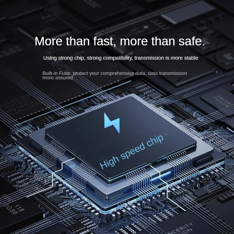 USB C 8 in 1 Card Reader - Supports SD, TF, CF, MS Cards and U Disk Read/Write Capabilities