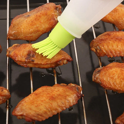 Silicone Oil Brush Set for Cooking and Baking - Versatile Kitchen Accessories, Non-Stick Basting Brushes for Cake, Bread, and Pastry, Essential BBQ and Cooking Utensils